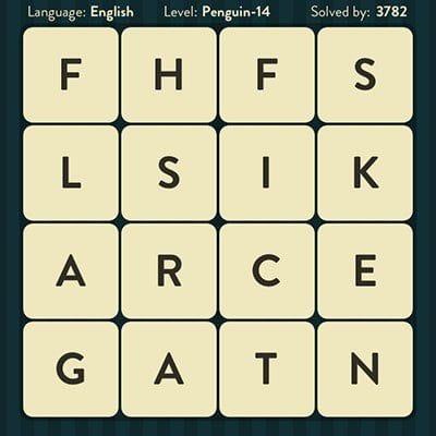 WORD BRAIN PENGUIN ANSWERS LEVEL 14