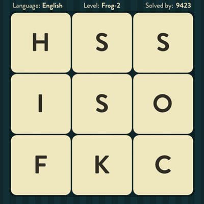 WORD BRAIN FROG ANSWERS LEVEL 2