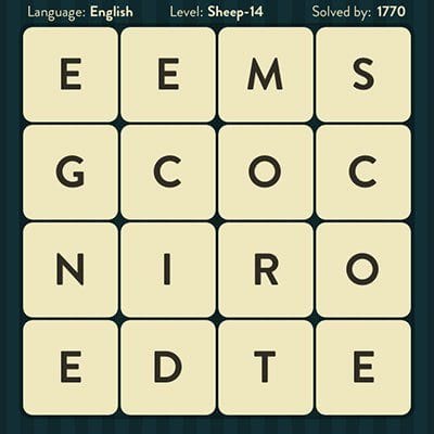 WORD BRAIN SHEEP ANSWERS LEVEL 14