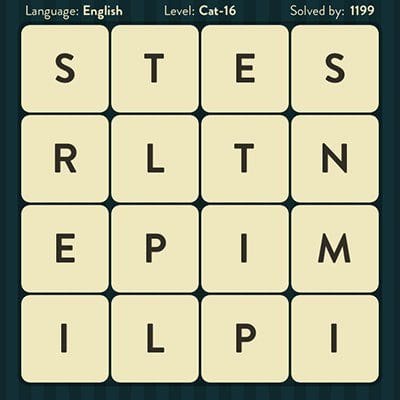 WORD BRAIN CAT ANSWERS LEVEL 16