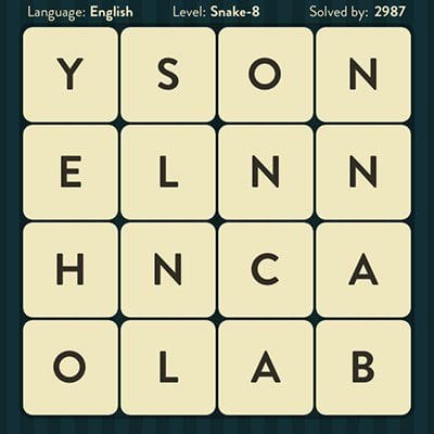 WORD BRAIN SNAKE ANSWERS LEVEL 8