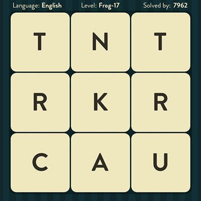 WORD BRAIN FROG ANSWERS LEVEL 17