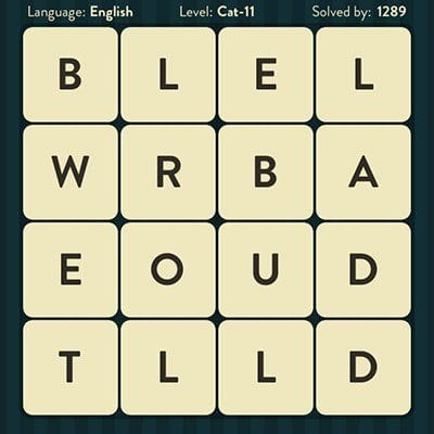 WORD BRAIN CAT ANSWERS LEVEL 11