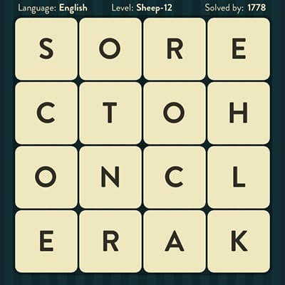 WORD BRAIN SHEEP ANSWERS LEVEL 12