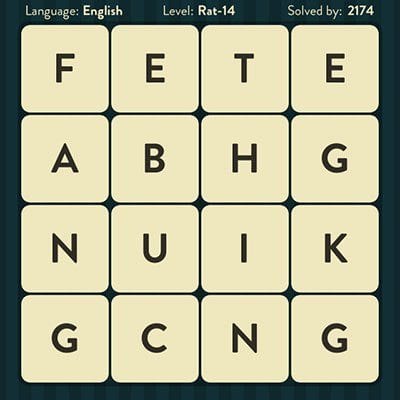 WORD BRAIN RAT ANSWERS LEVEL 14