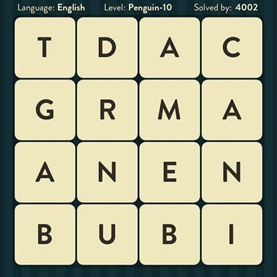 WORD BRAIN PENGUIN ANSWERS LEVEL 10