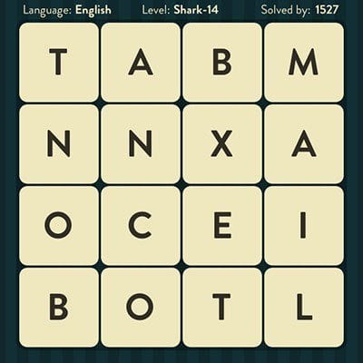 WORD BRAIN SHARK ANSWERS LEVEL 14