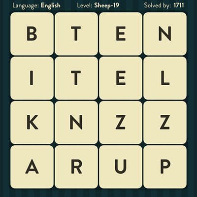 WORD BRAIN SHEEP ANSWERS LEVEL 19