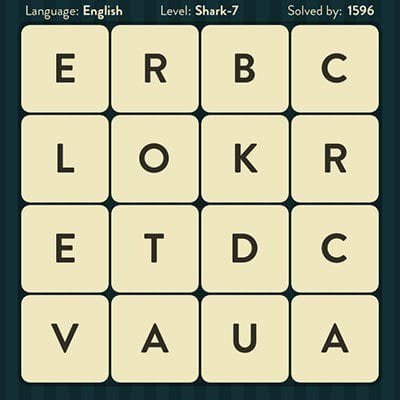 WORD BRAIN SHARK ANSWERS LEVEL 7