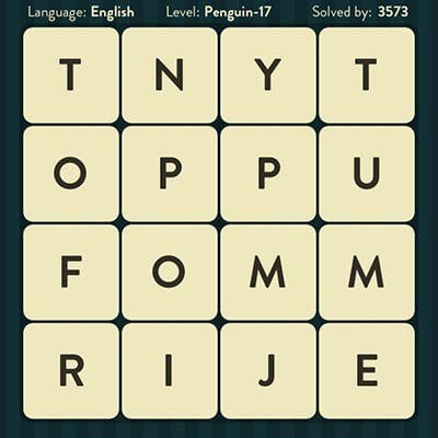 WORD BRAIN PENGUIN ANSWERS LEVEL 17