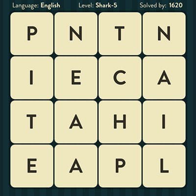 WORD BRAIN SHARK ANSWERS LEVEL 5