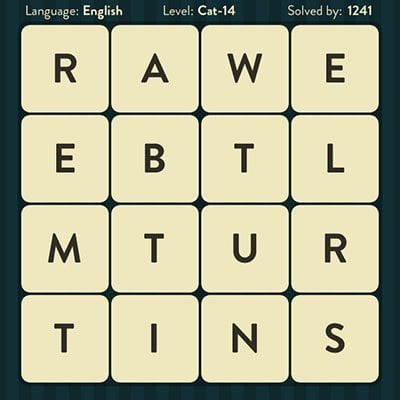 WORD BRAIN CAT ANSWERS LEVEL 14