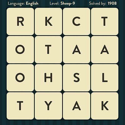 WORD BRAIN SHEEP ANSWERS LEVEL 9