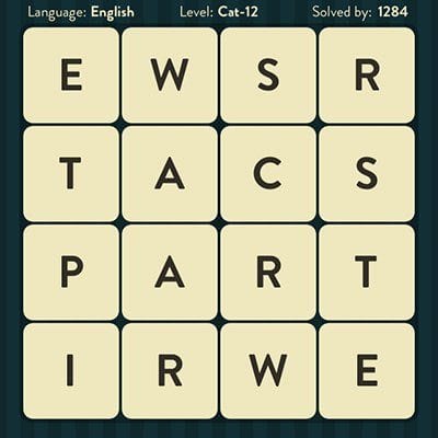 WORD BRAIN CAT ANSWERS LEVEL 12