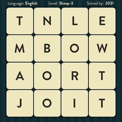 WORD BRAIN SHEEP ANSWERS LEVEL 3