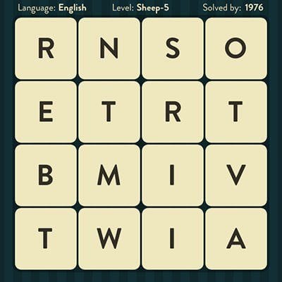 WORD BRAIN SHEEP ANSWERS LEVEL 5