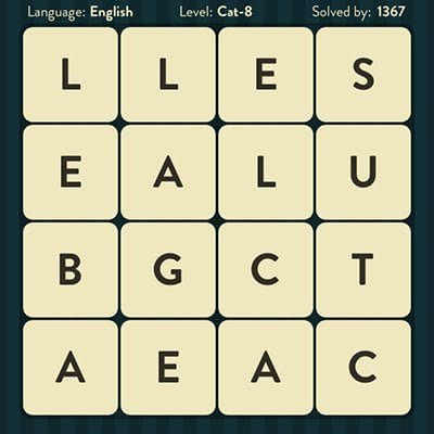 WORD BRAIN CAT ANSWERS LEVEL 8