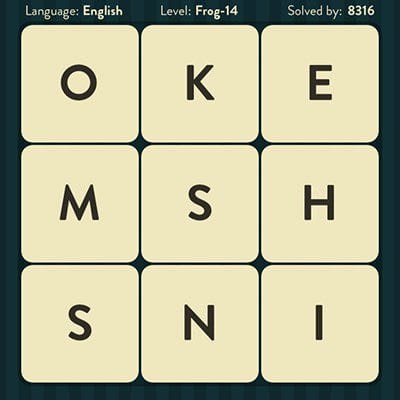 WORD BRAIN FROG ANSWERS LEVEL 14
