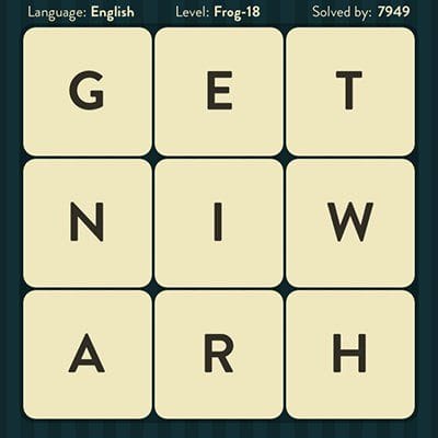 WORD BRAIN FROG ANSWERS LEVEL 18