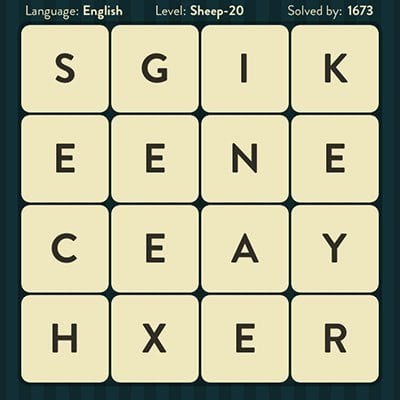 WORD BRAIN SHEEP ANSWERS LEVEL 20