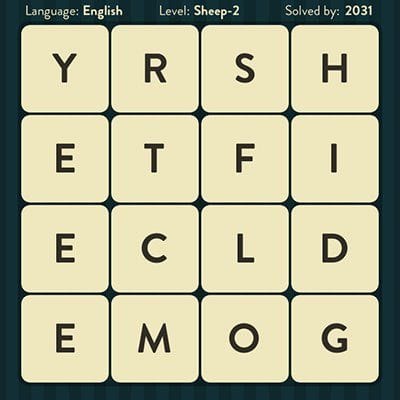 WORD BRAIN SHEEP ANSWERS LEVEL 2