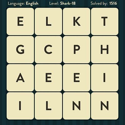 WORD BRAIN SHARK ANSWERS LEVEL 18