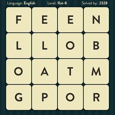 WORD BRAIN RAT ANSWERS LEVEL 8