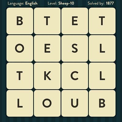 WORD BRAIN SHEEP ANSWERS LEVEL 10