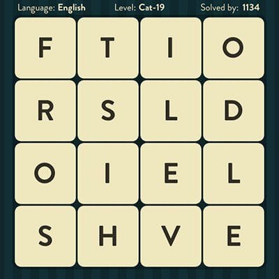 WORD BRAIN CAT ANSWERS LEVEL 19