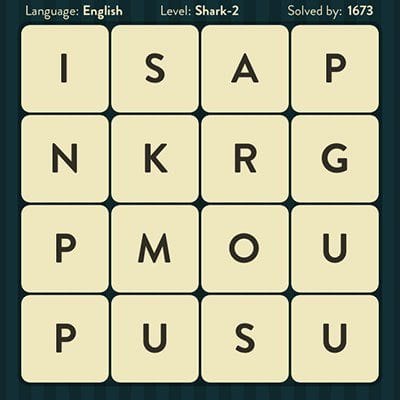 WORD BRAIN SHARK ANSWERS LEVEL 2