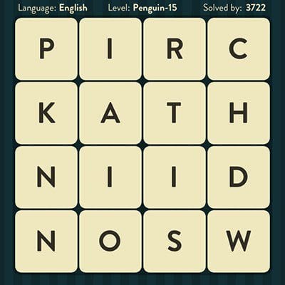 WORD BRAIN PENGUIN ANSWERS LEVEL 15