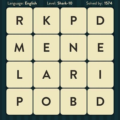 WORD BRAIN SHARK ANSWERS LEVEL 10