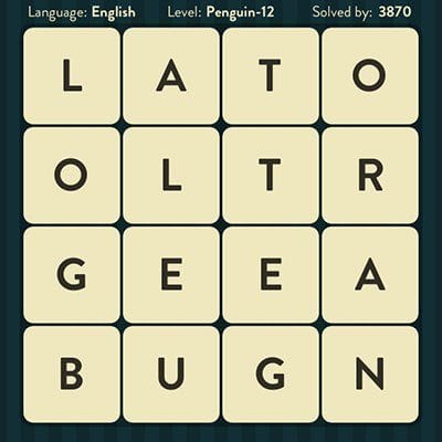 WORD BRAIN PENGUIN ANSWERS LEVEL 12