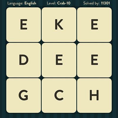 WORD BRAIN CRAB ANSWERS LEVEL 10