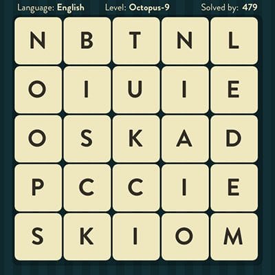 Word Brain Octopus Level 9