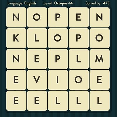 Word Brain Octopus Level 14