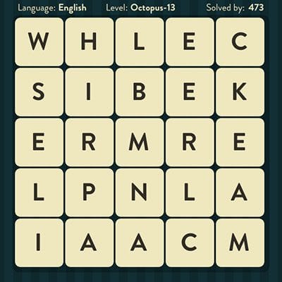 Word Brain Octopus Level 13