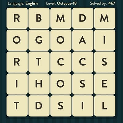 Word Brain Octopus Level 18