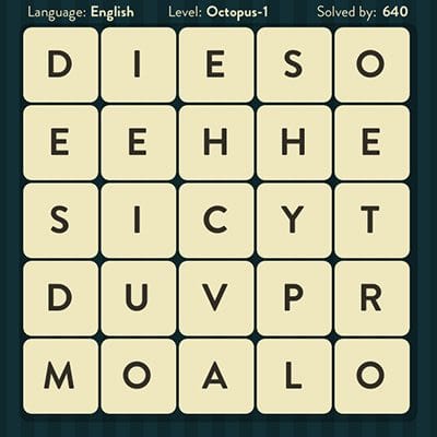 Word Brain Octopus Level 1