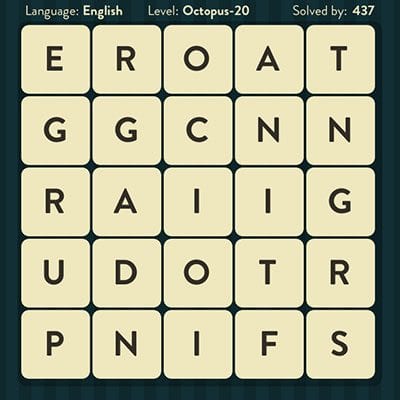 Word Brain Octopus Level 20