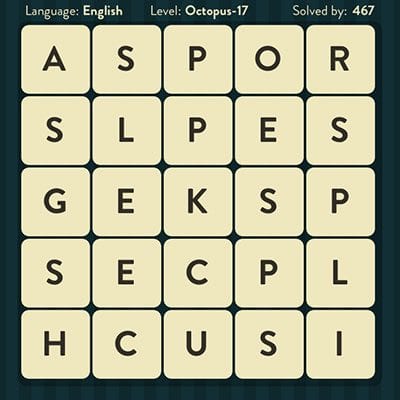 Word Brain Octopus Level 17