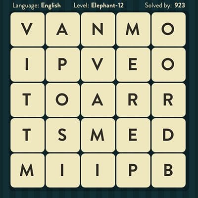 Word Brain Elephant Level 12