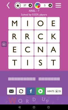 Word Trek Ariel Level 7