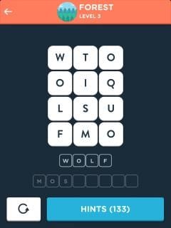 Wordbrain Themes Forest Level 3