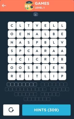 Wordbrain Themes Games Level 1