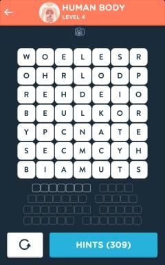Wordbrain Themes Human Body Level 4