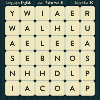 Word Brain Policemen Level 11