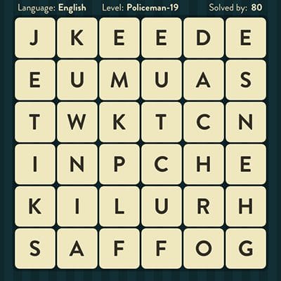 Word Brain Policemen Level 19