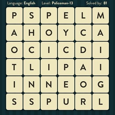 Word Brain Policemen Level 13