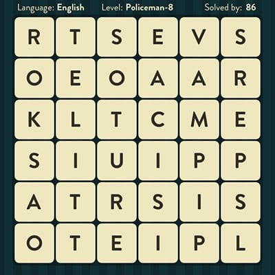 Word Brain Policemen Level 8